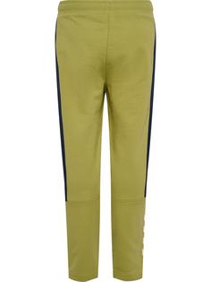 Rückansicht von hummel hmlRUSH PANTS Trainingshose Kinder GREEN OLIVE