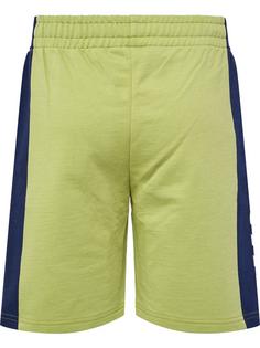 Rückansicht von hummel hmlRUSH BLOCK SHORTS Funktionsshorts Kinder GREEN OLIVE