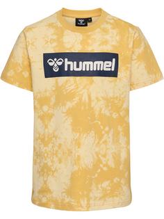 hummel hmlJUMP AOP T-SHIRT S/S Funktionsshirt Kinder OCHRE