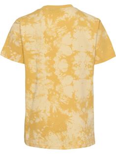 Rückansicht von hummel hmlJUMP AOP T-SHIRT S/S Funktionsshirt Kinder OCHRE