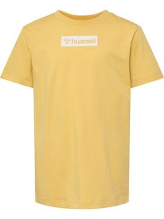 hummel hmlFLOW T-SHIRT S/S Funktionsshirt Kinder OCHRE