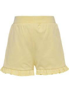 Rückansicht von hummel hmlDREAM RUFFLE SHORTS Funktionsshorts Kinder ITALIAN STRAW
