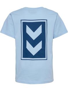 Rückansicht von hummel hmlFLOW T-SHIRT S/S Funktionsshirt Kinder CERULEAN