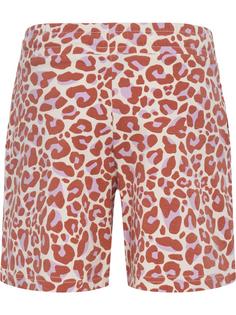 Rückansicht von hummel hmlJUMPY AOP SHORTS Funktionsshorts Kinder COPPER BROWN