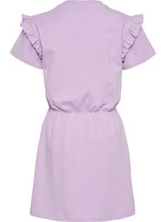 Rückansicht von hummel hmlJUMPY DRESS S/S Tenniskleid Kinder ORCHID BLOOM