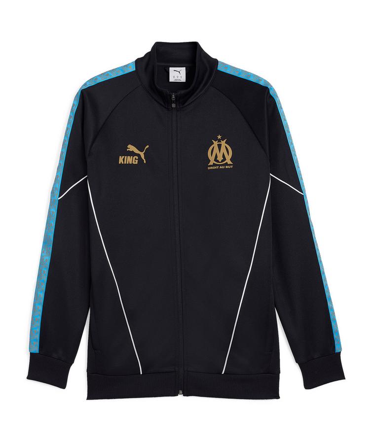 PUMA PUMA Olympique Marseille KING Anthem Jacke Trainingsjacke Herren - blau - 0 | SportScheck