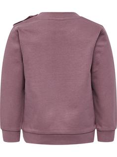 Rückansicht von hummel hmlFASTWO LIME SWEATSHIRT Funktionssweatshirt Kinder WISTFUL MAUVE