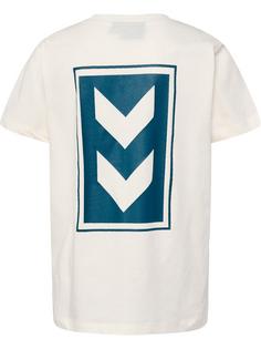 Rückansicht von hummel hmlFLOW T-SHIRT S/S Funktionsshirt Kinder MARSHMALLOW
