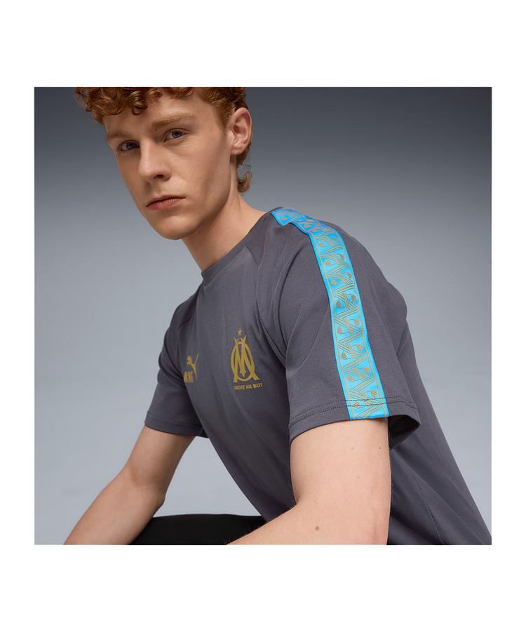 PUMA PUMA Olympique Marseille KING T-Shirt T-Shirt Herren - grau - 1 | SportScheck