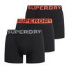 Superdry Boxershort Unterhose Herren - Schwarz/Orange