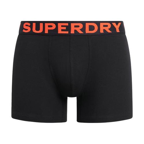Rückansicht von Superdry Boxershort Hipster Herren Schwarz/Orange