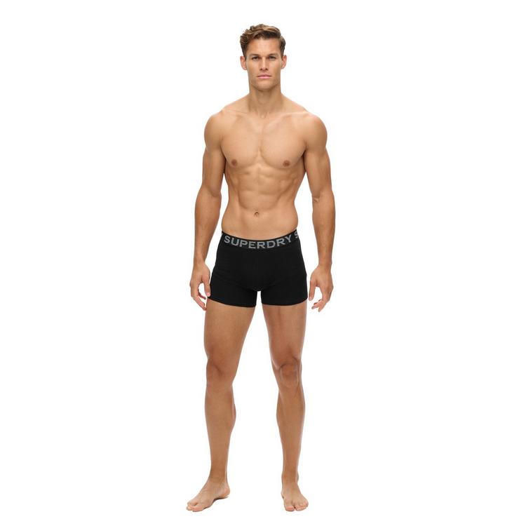 Superdry Superdry Boxershort Unterhose Herren - Schwarz/Orange - 3 | SportScheck
