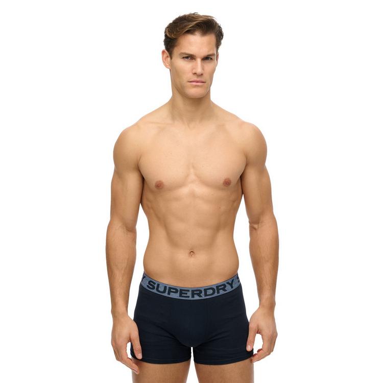 Superdry Superdry Boxershort Unterhose Herren - Dunkelblau/Grau - 4 | SportScheck