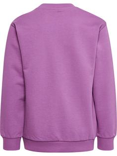 Rückansicht von hummel hmlFAST SWEATSHIRT Sweatshirt Kinder ARGYLE PURPLE