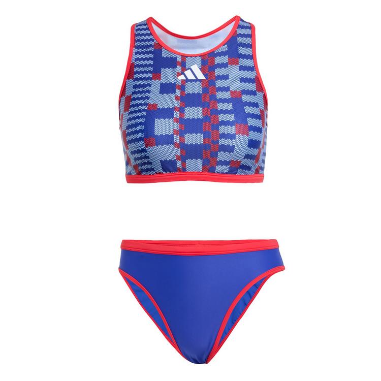 adidas adidas adidas Tom Daley Bikini Bikini Set Damen - Semi Lucid Blue / Pure Ruby - 0 | SportScheck