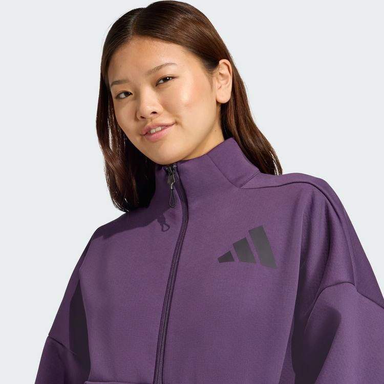 adidas adidas adidas Z.N.E. Trainingsjacke Trainingsanzug Damen - Aurora Plum - 1 | SportScheck