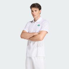 Rückansicht von adidas Tennis Pro Climacool+ FreeLift Poloshirt Funktionsshirt Herren White