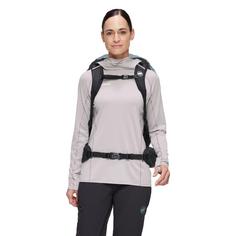 Rückansicht von Mammut Ducan Spine 50-60 Wanderrucksack Damen strata-black