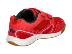 Rückansicht von LICO Hallenschuh Hallenschuhe Kinder rot/marine