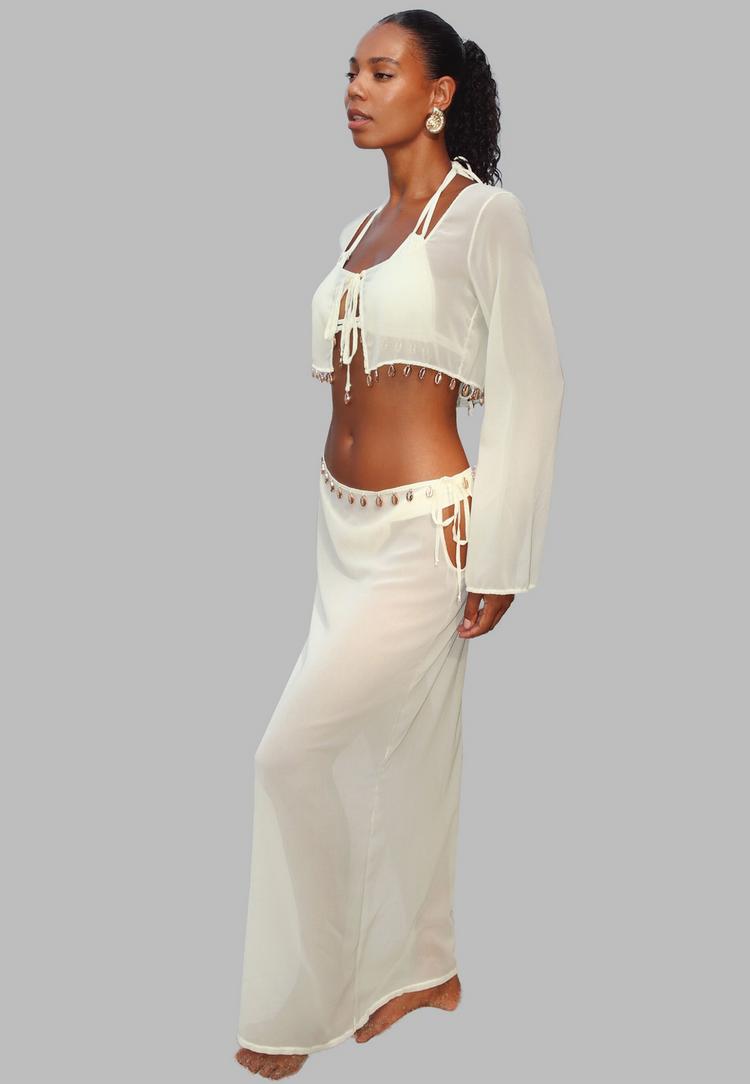 Moda Minx Moda Minx Langarmbluse Damen - Coconut - 2 | SportScheck