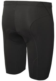 Rückansicht von RH+ Endurance Bibshort Fahrradtights Herren black