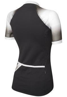Rückansicht von RH+ Nives W Jersey Fahrradtrikot Damen black-white