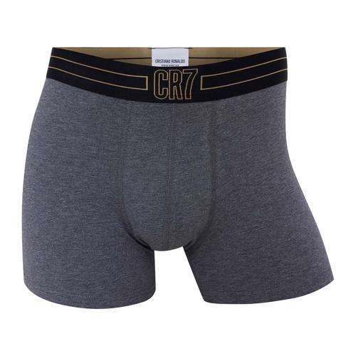 Rückansicht von CR7 Cristiano Ronaldo Boxershort Hipster Herren Schwarz/Weiß/Grau