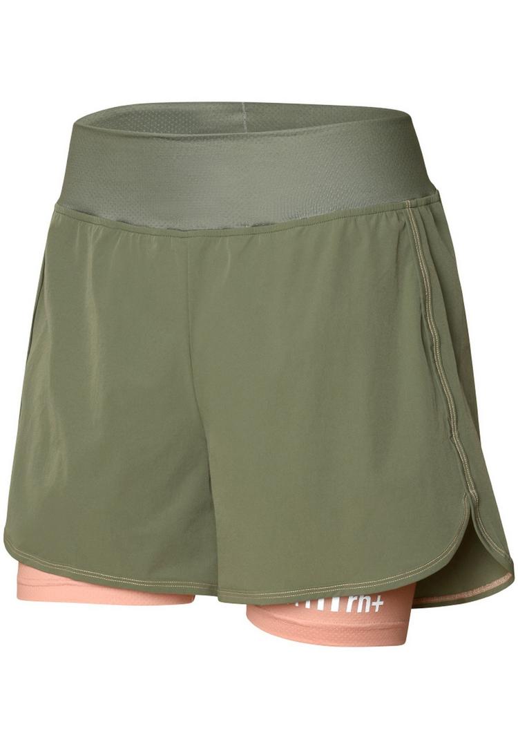 RH+ RH+ Trail W Short Fahrradtights Damen - Army-Apricot - 0 | SportScheck