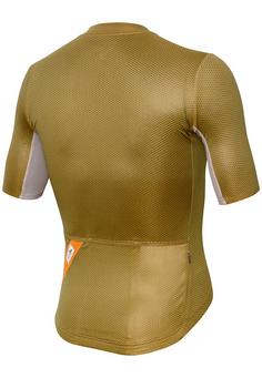 Rückansicht von RH+ Solaro Jersey Fahrradtrikot Herren mud-mandarin