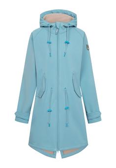 Derbe Island Friese Softshelljacke Damen milky blue/cobblestone