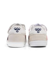 Rückansicht von hummel SLIMMER STADIL LEATHER LOW JR Sneaker Kinder WHITE2