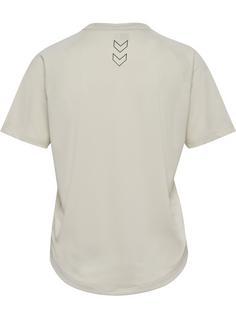 Rückansicht von hummel hmlCOURT LIGHT WEIGHT T-SHIRT W Funktionsshirt Damen LIGHT GREY