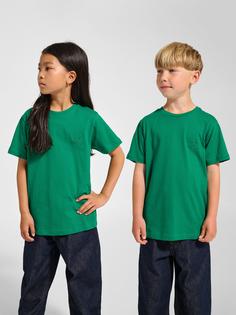 Rückansicht von hummel Funktionsshirt Kinder PEPPER GREEN