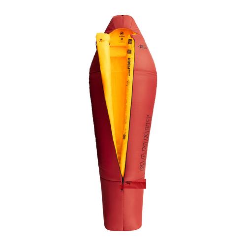 Rückansicht von Mammut Comfort Fiber Bag -18C Kunstfaserschlafsack Damen beech