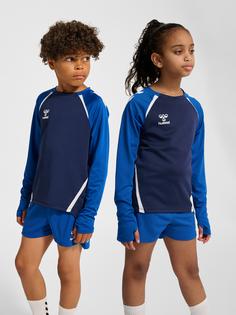 Rückansicht von hummel Funktionssweatshirt Kinder MARINE/TRUE BLUE