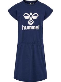hummel hmlFLOWY DRESS S/S Tenniskleid Kinder BLACK IRIS