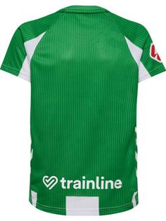 Rückansicht von hummel Funktionsshirt Kinder FERN GREEN/WHITE