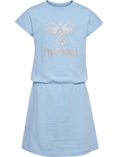 hummel hmlFLOWY DRESS S/S Tenniskleid Kinder CERULEAN