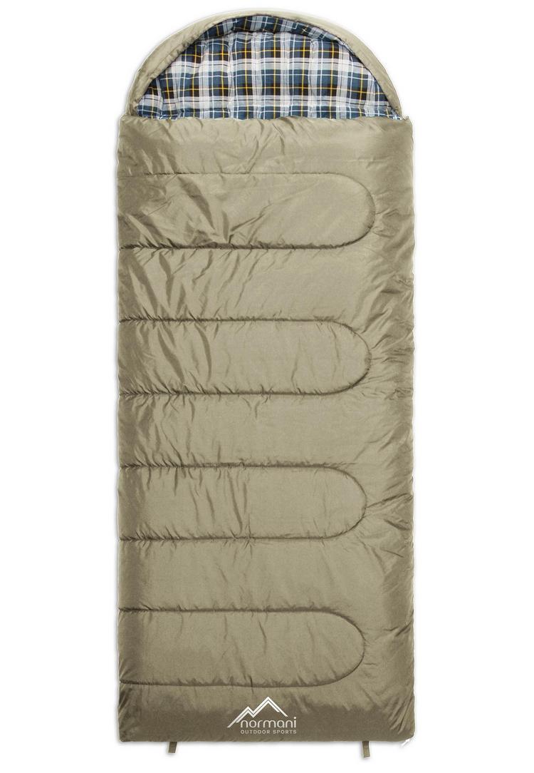 normani Outdoor Sports normani Outdoor Sports Antarctica Kunstfaserschlafsack - Bronze - 0 | SportScheck