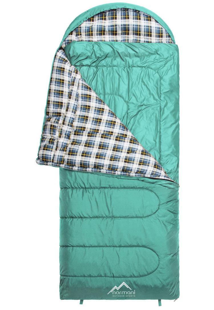 normani Outdoor Sports normani Outdoor Sports Antarctica Kunstfaserschlafsack - Gr&uuml;n - 3 | SportScheck