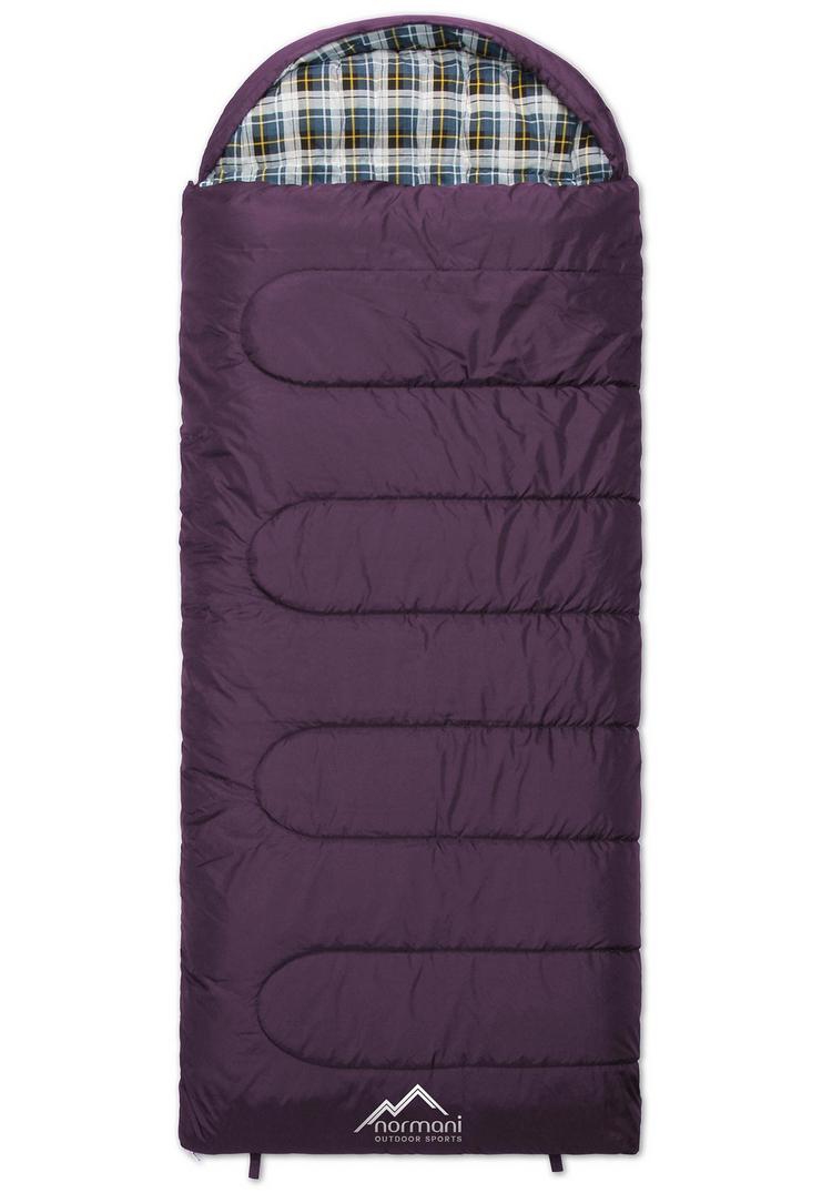 normani Outdoor Sports normani Outdoor Sports Antarctica Kunstfaserschlafsack - Violett - 0 | SportScheck