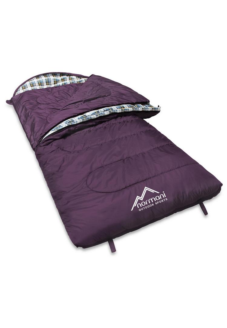 normani Outdoor Sports normani Outdoor Sports Antarctica Kunstfaserschlafsack - Violett - 0 | SportScheck