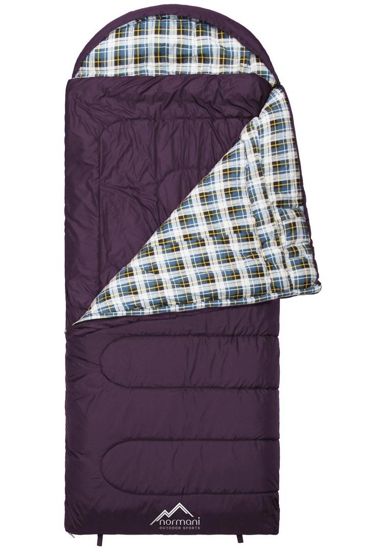 normani Outdoor Sports normani Outdoor Sports Antarctica Kunstfaserschlafsack - Violett - 3 | SportScheck
