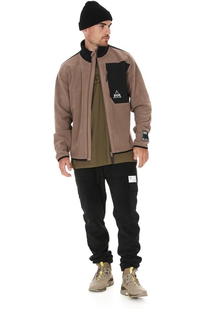 SOS SOS Garmisch Fleecejacke Herren - 1137 Pine Bark - 0 | SportScheck