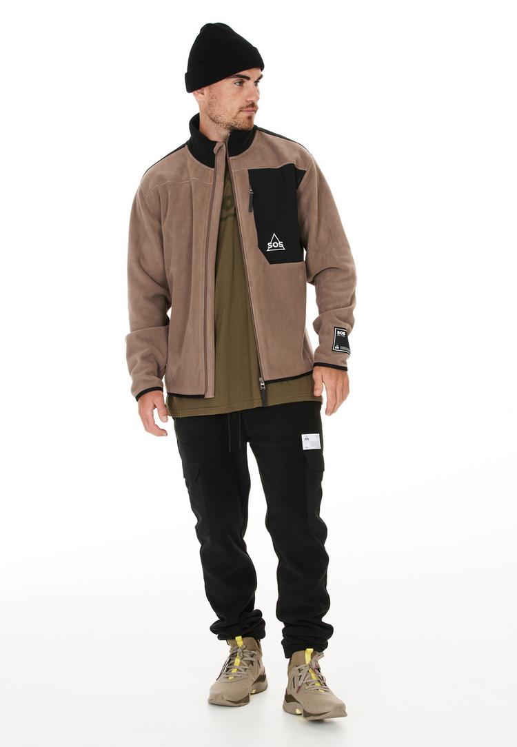 SOS SOS Garmisch Fleecejacke Herren - 1137 Pine Bark - 1 | SportScheck