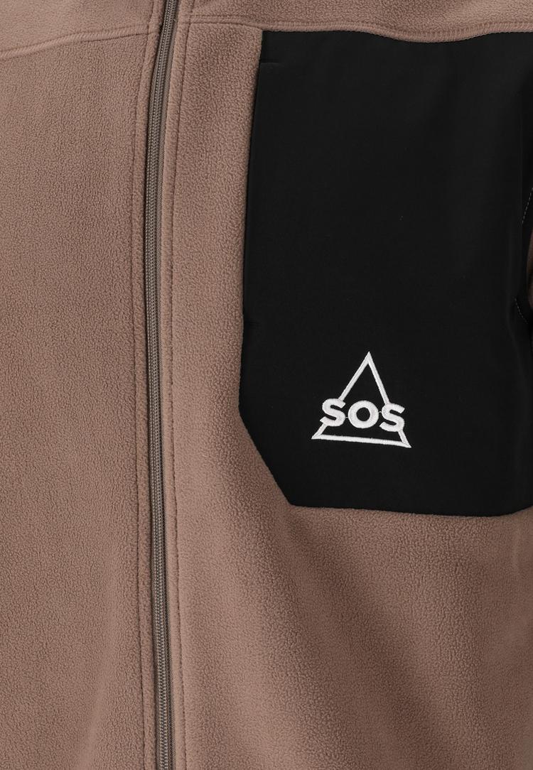 SOS SOS Garmisch Fleecejacke Herren - 1137 Pine Bark - 0 | SportScheck