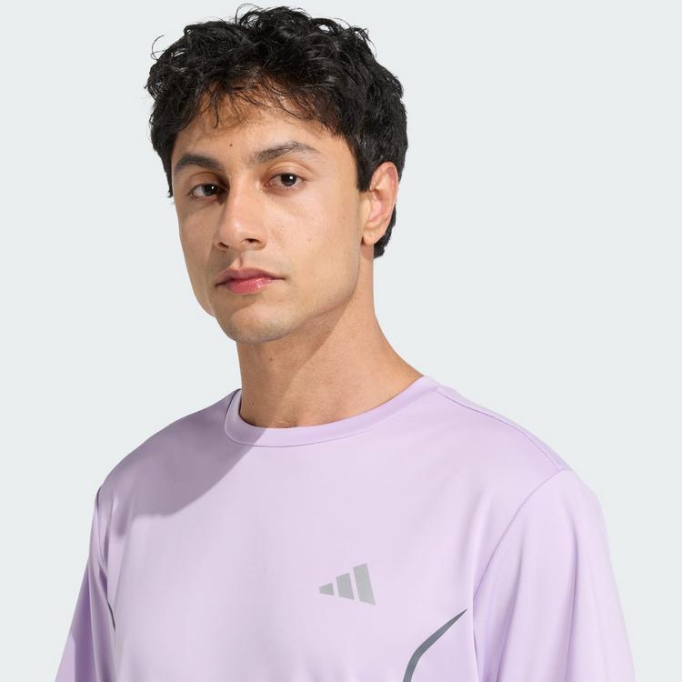 adidas adidas Tech Apparel T-Shirt Funktionsshirt Herren - Powder Plum - 0 | SportScheck