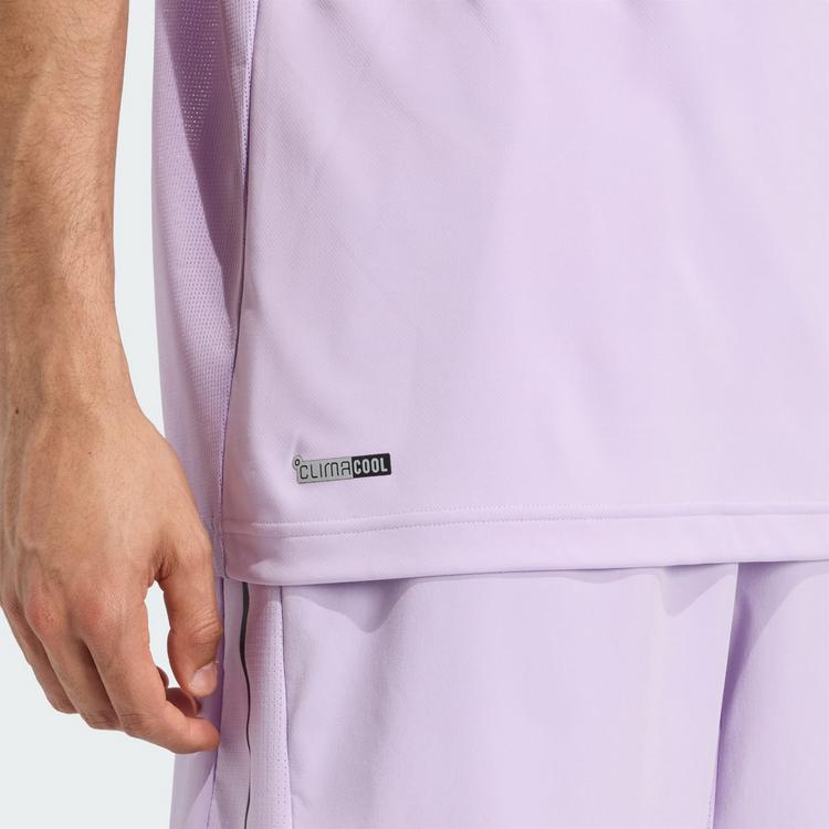 adidas adidas Tech Apparel T-Shirt Funktionsshirt Herren - Powder Plum - 1 | SportScheck