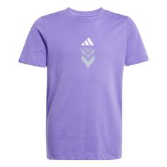 adidas F50 Graphic Kids T-Shirt Funktionsshirt Kinder Purple Rush