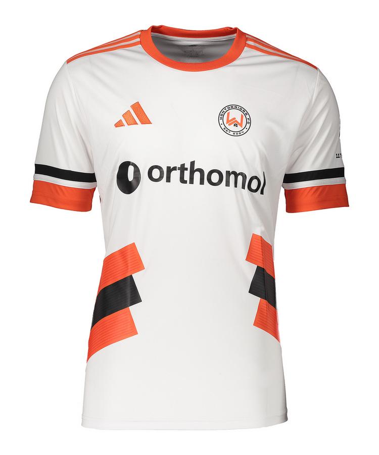 adidas adidas Wontorriors FC Trikot 3rd 2025 Wei&szlig; Funktionsshirt Herren - weissorange - 0 | SportScheck